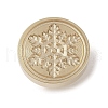 Golden Tone Wax Seal Brass Stamp Head DIY-B079-02G-21-1