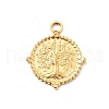 304 Stainless Steel Pendants STAS-I334-15G-1