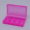 Plastic Battery Storage Box CON-WH0074-94A-2