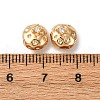 Brass Micro Pave Clear Cubic Zirconia Beads KK-Z112-23G-3