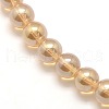 Electroplate Synthetic Quartz Crystal Beads Strands G-P039-03-2