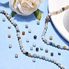 Natural Flower Amazonite Beads Strands X-G-G545-06-3