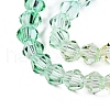 Gradient Color Baking Painted Glass Bead Strands X1-DGLA-A039-T6mm-A013-3