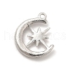 Alloy Crystal Rhinestone Pendants ALRI-K050-08P-2
