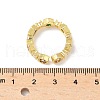 Brass Micro Pave Cubic Zirconia Open Cuff Rings RJEW-V009-10G-5