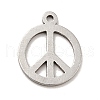 201 Stainless Steel Pendants STAS-P312-04P-1