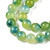 Dyed Natural White Jade Beads Strands G-T138-6mm-210-26-3