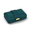 Rectangle PU Leather Jewelry Ring Storage Boxes CON-Z009-01A-01-2