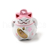 Spray Painted Alloy Bell Pendants FIND-U030-15B-02-1
