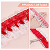 AHADERMAKER Polyester Lace Flower Trim OCOR-GA0001-92-5