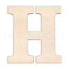 Letter Unfinished Wood Blank Cutouts DIY-ZX040-01H-1