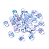 Transparent Glass Charms GLAA-O017-02A-1