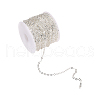 Brass Flat Oval Cable Chains CHC-CJ0001-23-RS-5