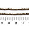 Electroplated Non-magnetic Hematite Beads Strands G-P571-A01-01H-4