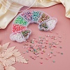 7 Style ABS Plastic Imitation Pearl Beads OACR-YW0001-21-6