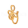 Chinese Knot Brass Clip-on Nose Septum Rings WG32032-29-1