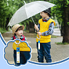 PU Leather & Cotton Name Marker Keychain AJEW-WH0514-015-5