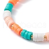 Handmade Polymer Clay Beads Bracelets Set BJEW-TA00043-01-7