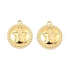 304 Stainless Steel Pendants STAS-A089-30G-1