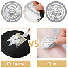 Custom Silver Foil Embossed Picture Sticker DIY-WH0336-011-3