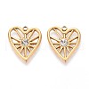 304 Stainless Steel Pendants STAS-N109-198G-1