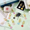 Alloy Enamel Pendant Decorations HJEW-AB00652-5