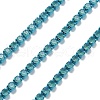 Iron Rhinestone Glass Cup Chain CH-U001-01H-2