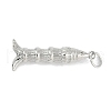 Brass Micro Pave Cubic Zirconia Pendants KK-Q028-69P-02-2
