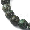 Natural African Turquoise(Jasper) & Synthetic Hematite Corss Beaded Stretch Bracelets BJEW-JB09845-01-4