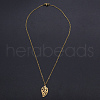 201 Stainless Steel Pendants Necklaces NJEW-S105-JN715-45-2-2