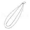 Brass Double Layer Necklaces NJEW-Q344-01P-1