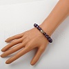 Natural Amethyst Stretch Bracelets BJEW-JB01329-05-2