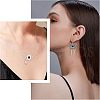 Resin Evil Eye Beads RESI-NB0001-15-7x10-7