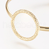 Brass Cuff Bangle X-BJEW-P168-F09-2