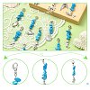 30Pcs 15 Styles Ocean Theme Alloy Pendant Decoration HJEW-CJ00038-3