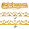Embroidery Polyester Lace Ribbons OCOR-WH0060-51-2