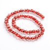 Handmade Gold Sand Lampwork Rondelle Beads Strands LAMP-I010-C-03-2