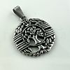 Stainless Steel Tree of Life Pendant Vintage Punk Fashion Personality Necklaces ZM5321-5
