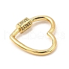 304 Stainless Steel Keychain Clasps STAS-Z135-02G-2
