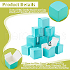 Square Kraft Paper Necklace Earring Storage Gift Boxes CON-WH0095-90A-02-4