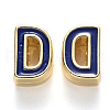 Rack Plating Alloy Enamel Beads ENAM-S122-033D-NR-2