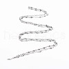 Non-Tarnish 201 Stainless Steel Star & Oval Link Chains STAS-N092-107-3