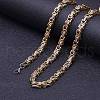 Stainless Steel Byzantine Chains Necklaces for Men FS-WG56795-82-1