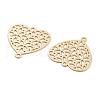 Long-Lasting Plated Brass Links Connector Charms KK-K336-46B-KCG-2