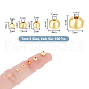 Unicraftale 500Pcs 5 Styles Rack Plating Brass Spacer Beads FIND-UN0004-38A-2