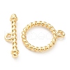 Brass Toggle Clasps KK-P200-06G-1