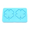 Clover DIY Pendant Silicone Molds DIY-WH0096-28-1