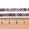 Faceted Natural Amethyst Beads Strands G-RM241221-N2-3