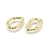 Brass Irregularity Spring Gate Rings KK-U072-43B-G-2