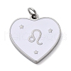 304 Stainless Steel Pendants STAS-G268-04P-4